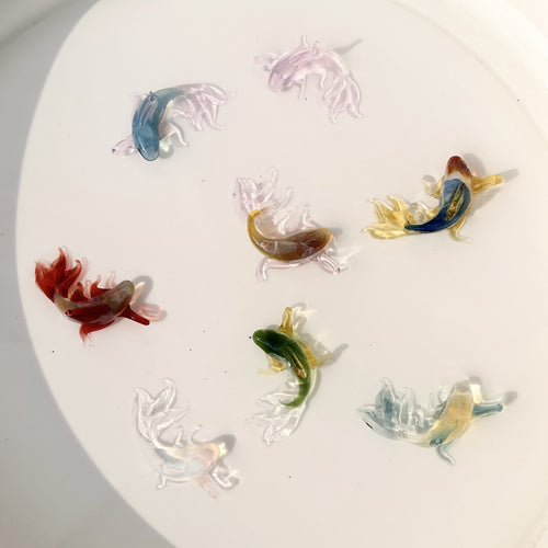 Enamel Little Koi Pendant Necklace