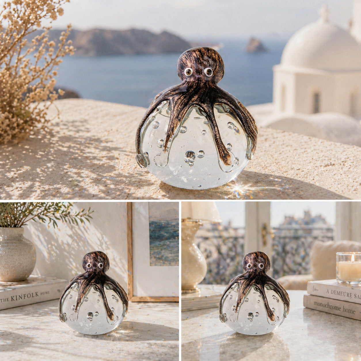 Creative Glass Octopus Ornament