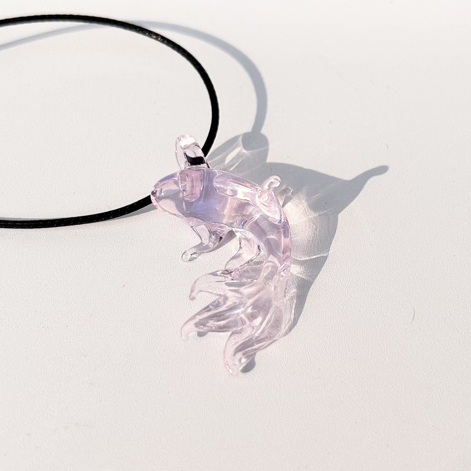 Enamel Little Koi Pendant Necklace