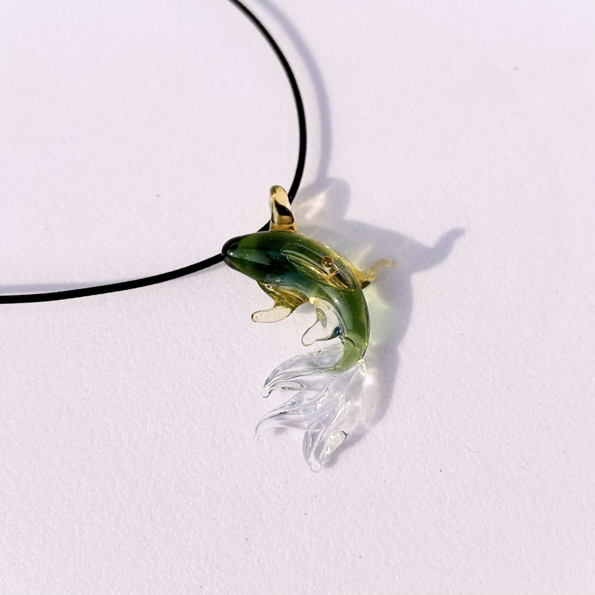 Enamel Little Koi Pendant Necklace