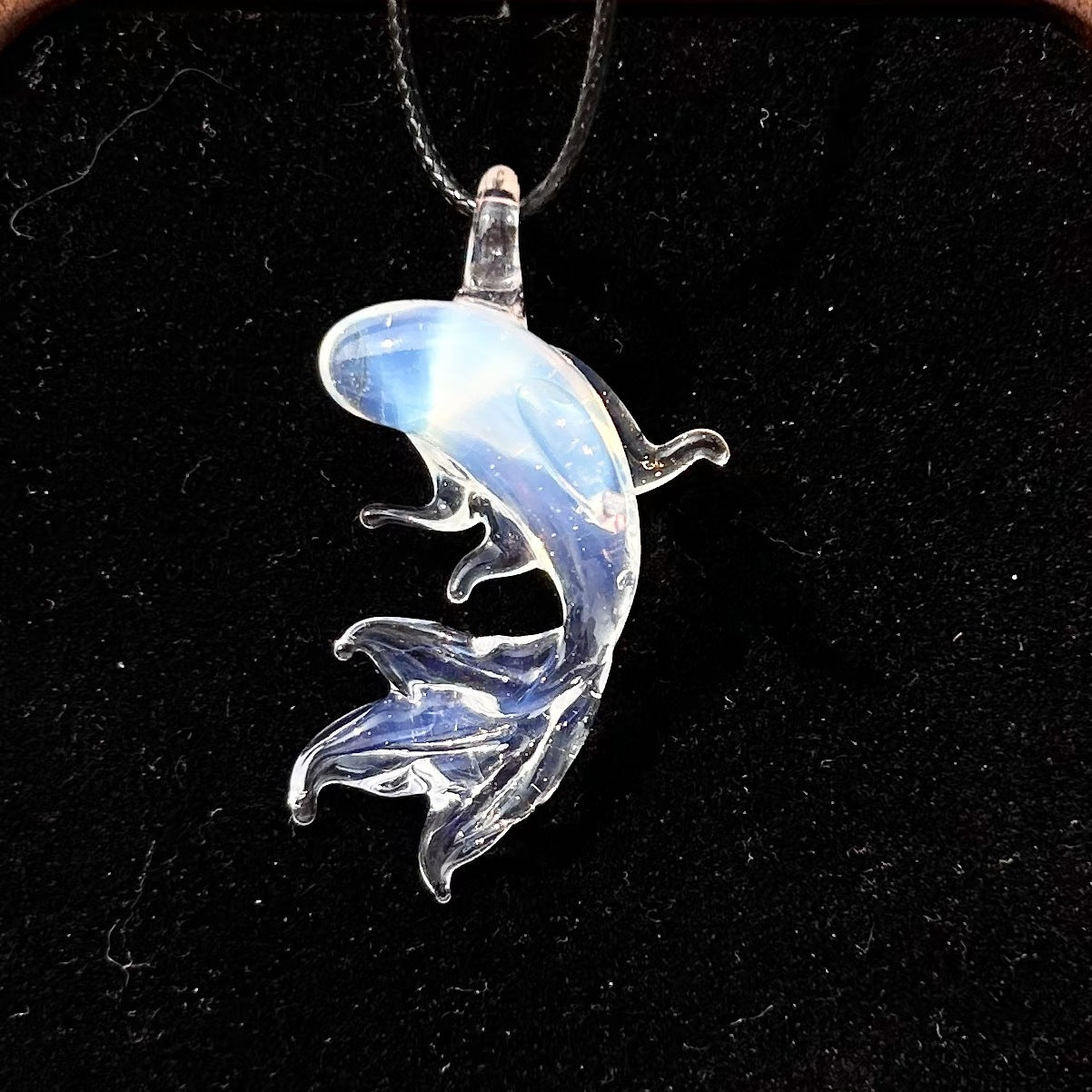 Enamel Little Koi Pendant Necklace