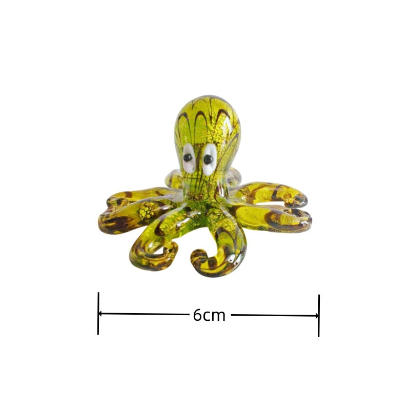 Qianhua Crafts Glass Octopus Ornament
