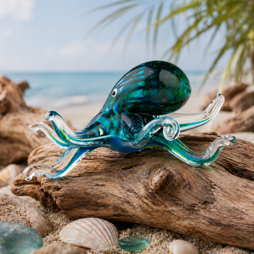 Creative Glass Octopus Ornament