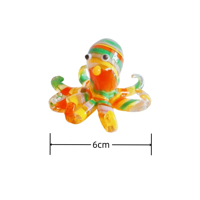 Qianhua Crafts Glass Octopus Ornament