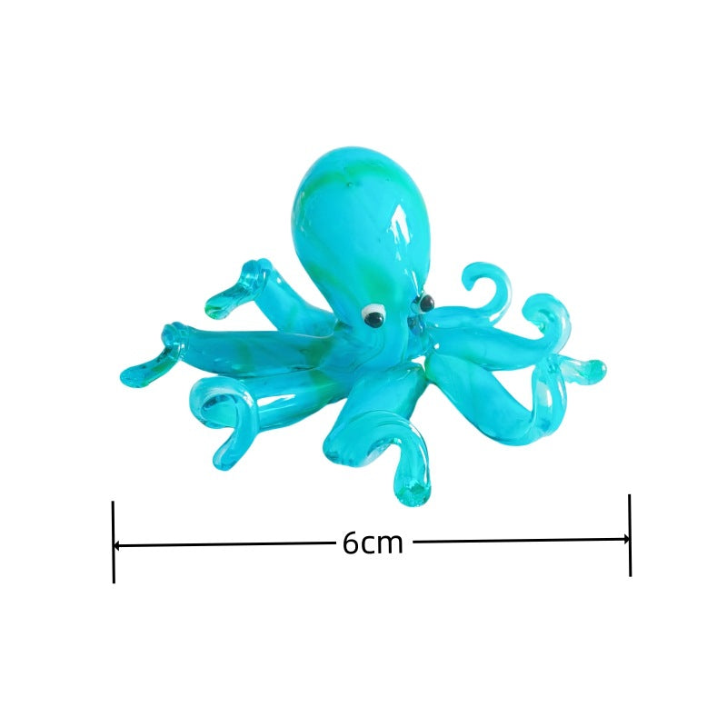 Qianhua Crafts Glass Octopus Ornament