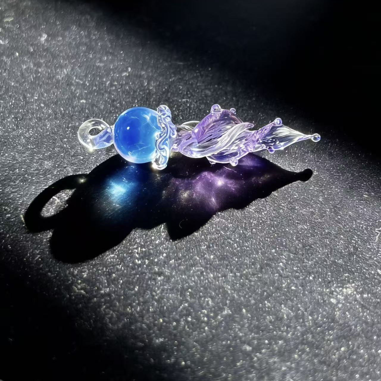 Jellyfish Glass Capsule Pendant Necklace