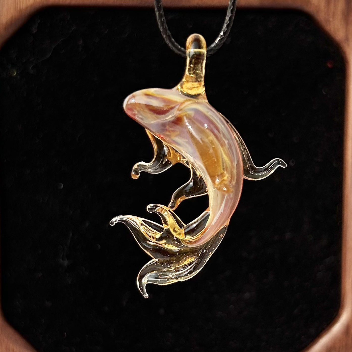 Enamel Little Koi Pendant Necklace