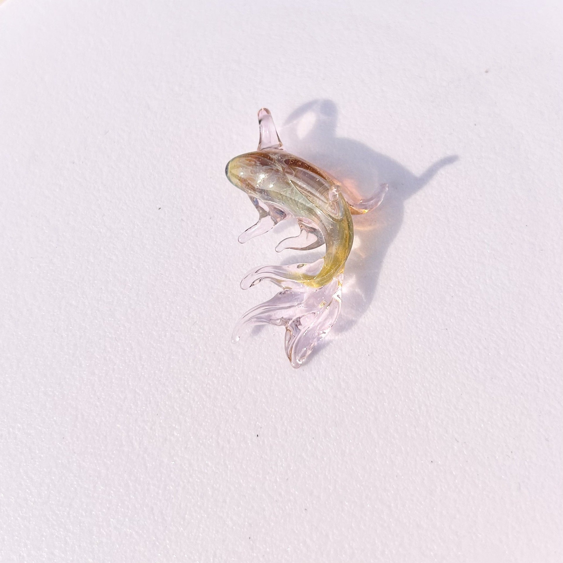 Enamel Little Koi Pendant Necklace