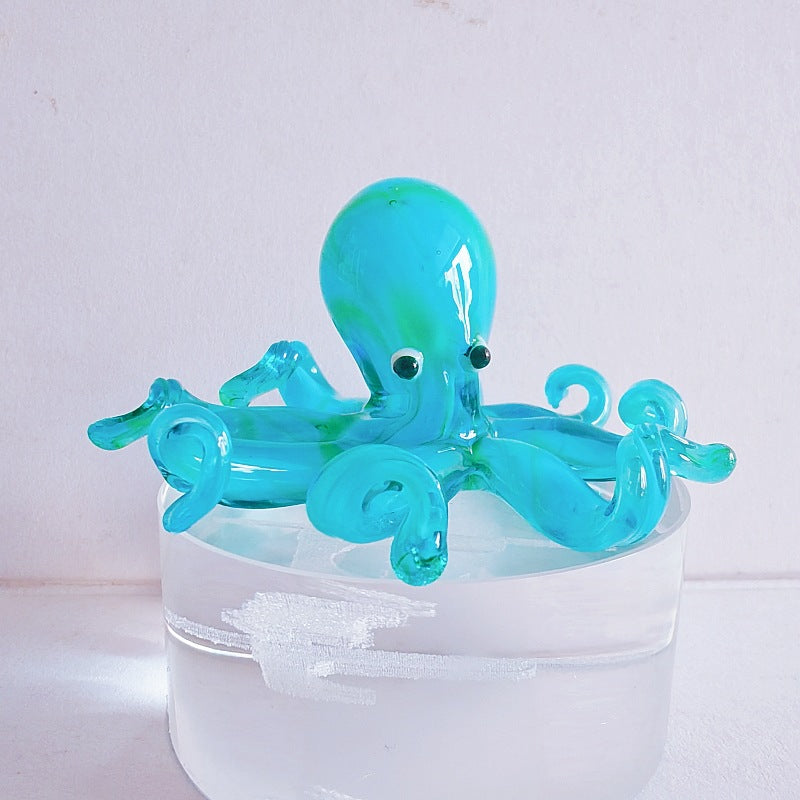Qianhua Crafts Glass Octopus Ornament