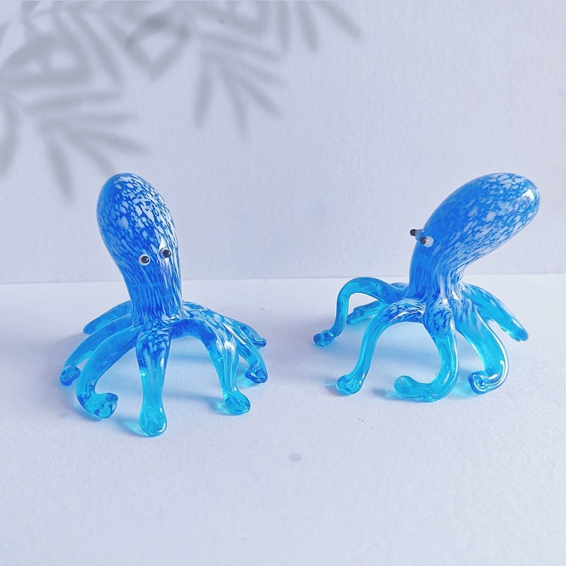 Qianhua Crafts Glass Octopus Ornament